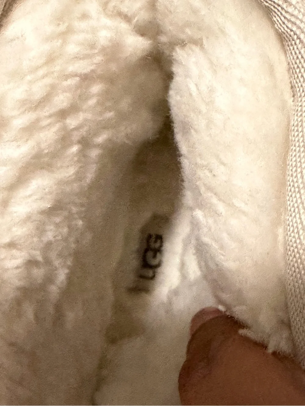 UGG Women's Short Platform Boot in Beige and Mauve